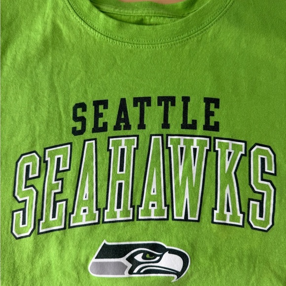 NFL Seattle Seahawks T-Shirt Green 💚💙 - Picture 3 of 6